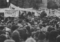 Albertov, 17. listopad 1989