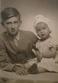 Ivo and his sister Danica - 1944