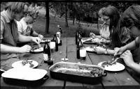 Na návštěvě u Václava Havla na Hrádečku, cca 1983