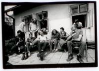 .Oslava narozenin kamaráda Jiřího Schmidta, šéfa osvětlovačů v Ostravě