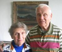 Jiří Hovorka with his wife in 2009