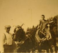 Josef Rajdl se svým otcem