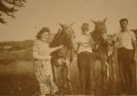 Josef Rajdl s rodiči