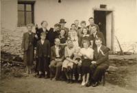 Josef's wedding in 1952 - the wedding guests