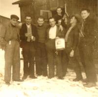 Enzesfeld - February 4, 1943 - "drinking half of a beer"