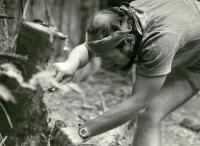 Ivan Zwach na výzkumu - 1979