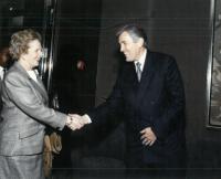 Ivan Chadima and Margaret Thatcher (1989)