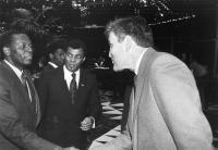 Ivan Chadima and J. E. Dos Santos, the President of Angola (1985)