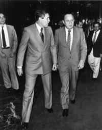 Ivan Chadima a Hans-Dietrich Genscher (1985)