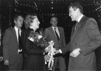 Ivan Chadima a Margaret Thatcherová (1985)