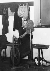 Babička Jaroslava Prepury (asi 1943)