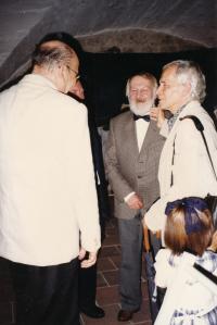 J.Srnec vpravo, Bohumil Žemlička uprostřed, 1997