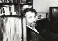 Ferenc Kőszeg at home, cca 1985