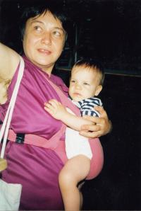 Gabriella Lengyel and her daughter, Borbála