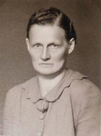 Matka Františka Winterová (Olbrichová) 