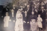 Wedding grandmother Frances Olbrichova on Small Moravia