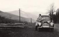 Na služební cestě, kolem roku 1960