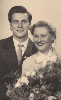 Hana krušinová svatba 1956