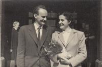 Wedding of Otakar Nigrin in 1954