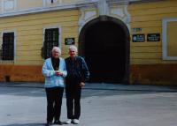 Jaromír Navrátil with a missionary from the Oblates Order