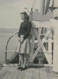 1947 - cesta lodí z Kanady
