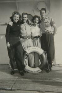 1947 - cesta lodí z Kanady