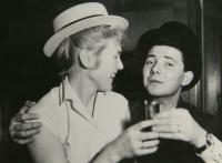 1954 - Eva with her husband Jaroslav Macourek