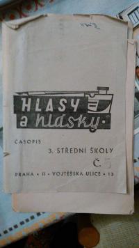 School magazine from the time of Pavel Jeník's youth