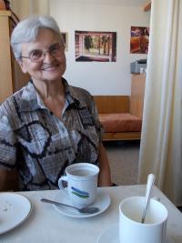 Ludmila během rozhovoru