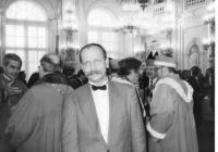 Tadeusz Wantuła during the inauguration of Václav Havel in February 1993