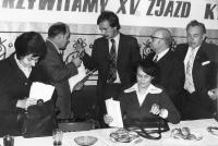 Tadeusz Wantuła na sjezdu PZKO v roce 1976 v Českém Těšíně