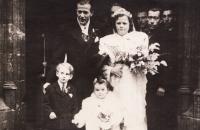 Svatba rodičů pamětníka