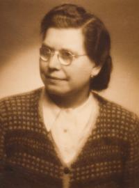 Matka pamětníka Žofie Turková - po roce 1945