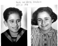 Hanuš Rosenbaum se sestrou - 1937