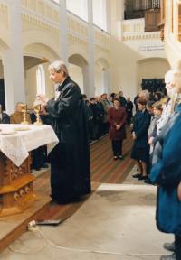 Bohoslužba v Krouně - Velikonoce 2005
