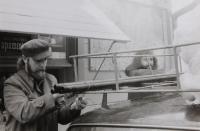 Jiří Gruz před koncertem na Pustevnách