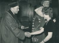 Zdeňka promoce, Praha, 1962