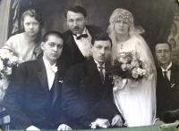 Svatba Aloise Kocíka. Sedlec-Prčice.1924