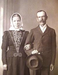 grandparents witness. Sedlec-Prčice. 1910