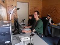 A workshop in a Czech Radio studio