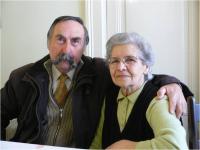 Amalija Gržetić with friend Egidio Rošo