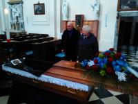 Pohrebný obrad Wolfganga Mannera z roku 2016 - Marie Kramárová s manželom Jozefom Kramárom