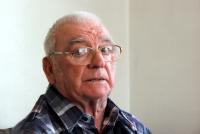 Plukovník v. v. Vasil Špir během natáčení rozhovoru v roce 2006