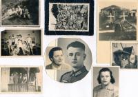 Maminka a tatínek před jeho nástupem na frontu