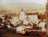 Domašov (něm. Thomasdorf) v roce 1900. 