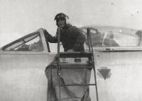 V pilotní škole, cca 1950