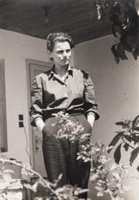 Eva v kibucu Givat Chaim, rok 1956