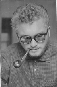 Dr Skála jako student Fakulty dětského lékařství, Praha 1960