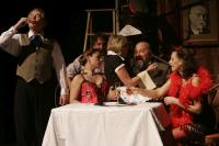 Z inscenace Obsluhoval jsem anglického krále, Vancouver 1991