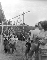 Čtvrtý katolický esperantský tábor v Herborticích v roce 1972 